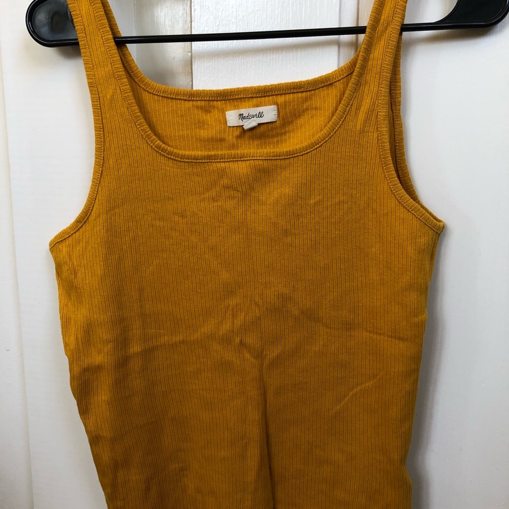 Madewell Mustard Tank